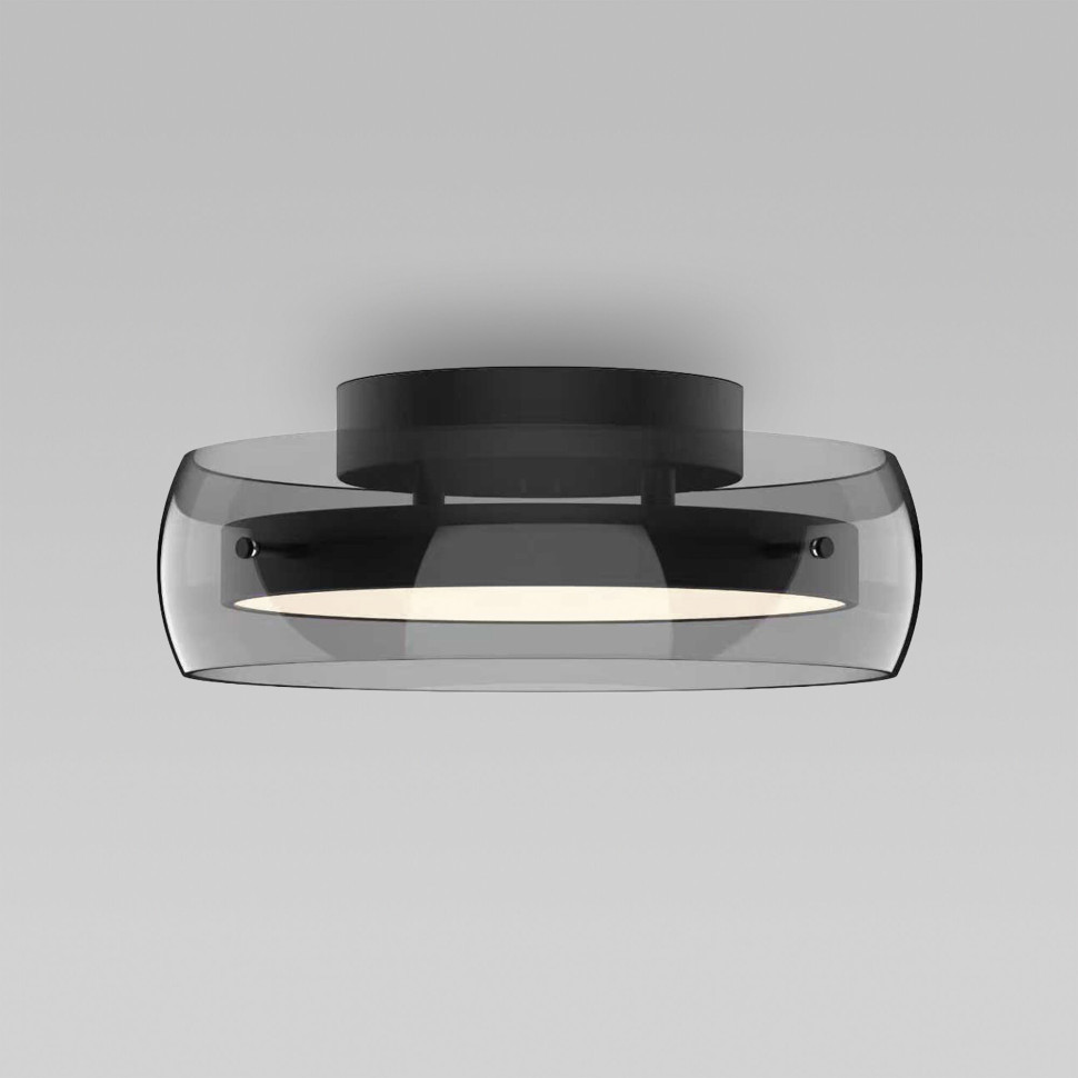 Потолочный светодиодный светильник черный 201051 LED