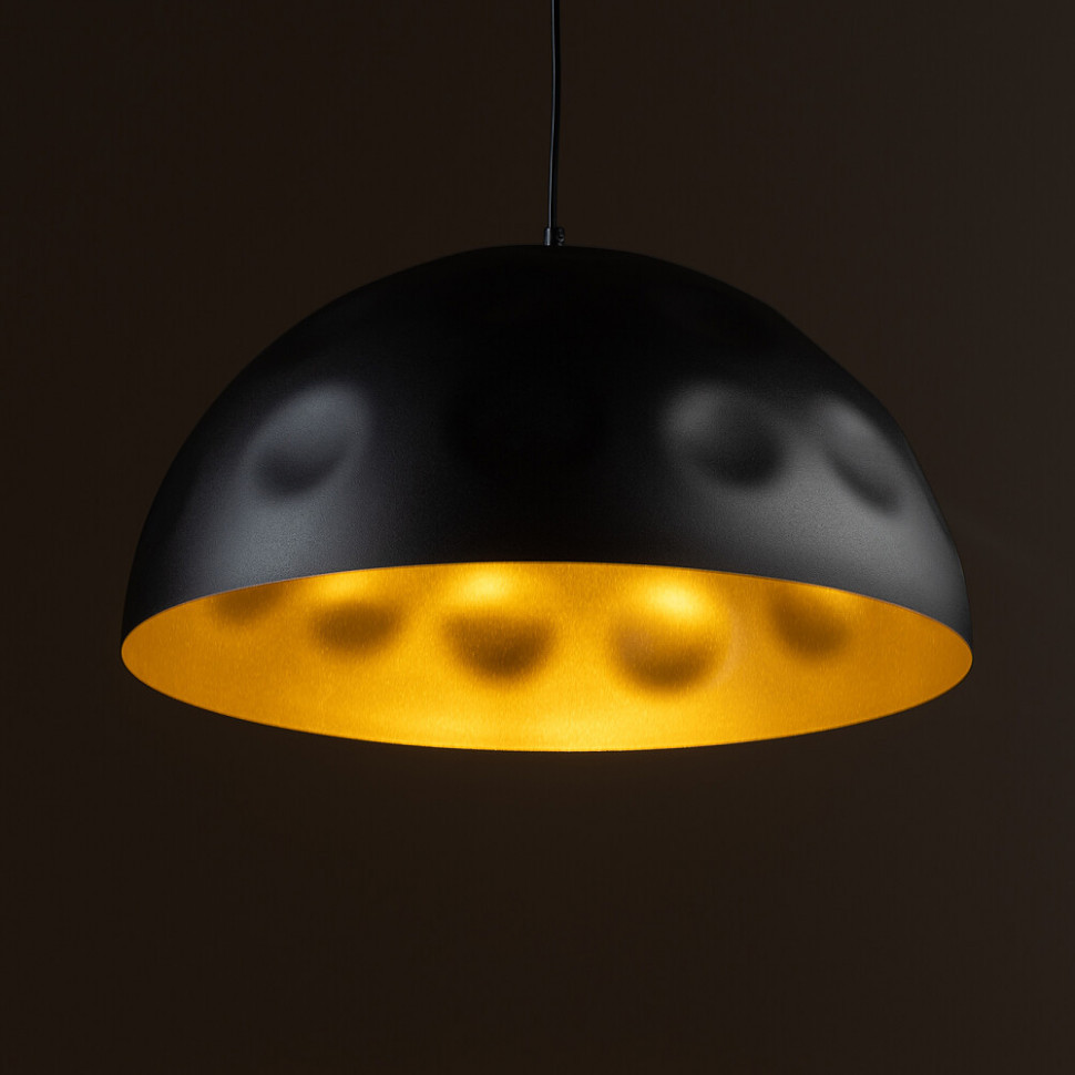 Подвесной светильник Nowodvorski Hemisphere Hit L Black/Satine Gold 10703