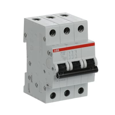 Автоматический выключатель ABB SH203-C20 3P 6kA 20А 2CDS213001R0204
