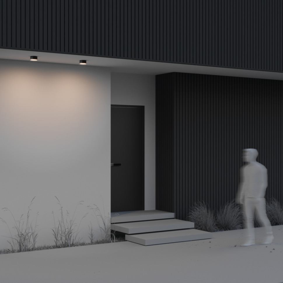 Уличный потолочный светильник Outdoor O430CL-L15B3K