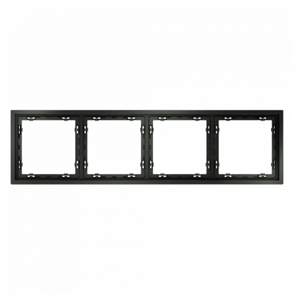 Рамка пластиковая VOLTUM S70 на 4 поста, (титан) VLS100406