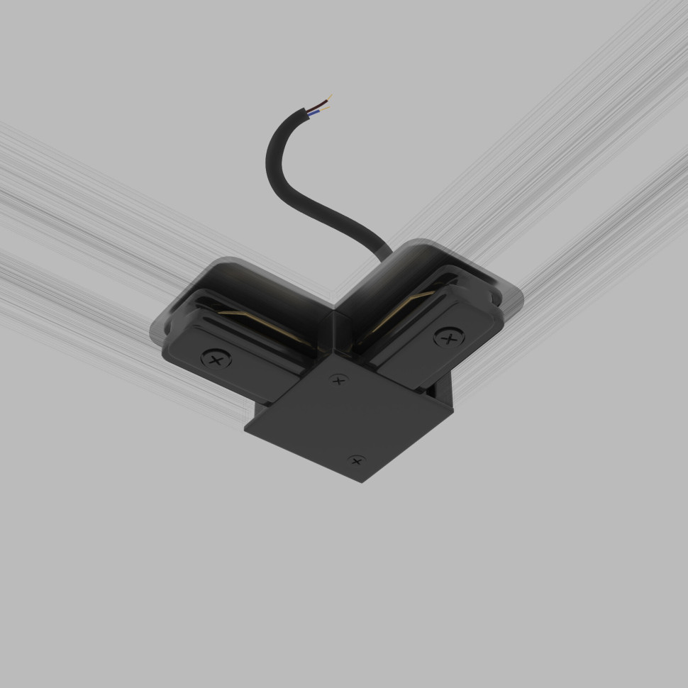 Соединитель электрический коннектор угловой с вводом питания для однофазного шинопровода 85012/00