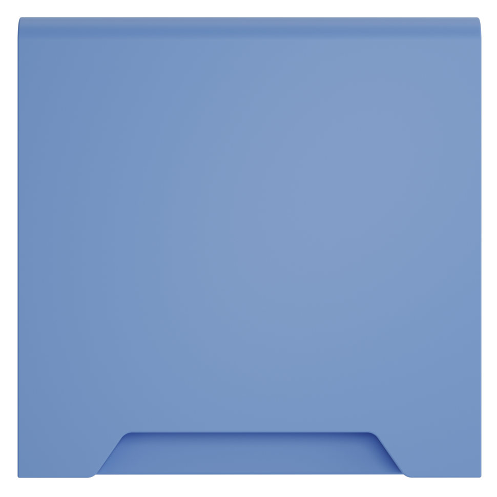 Накладка для розетки с заземлением, защитными шторками и крышкой, S70 (деним)