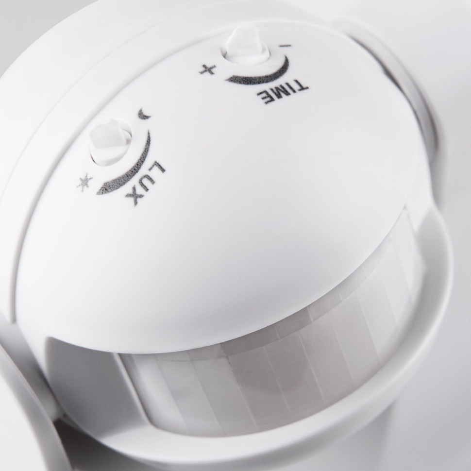 Инфракрасный датчик движения 12м 1200W 180° IP44 SNS-M-08