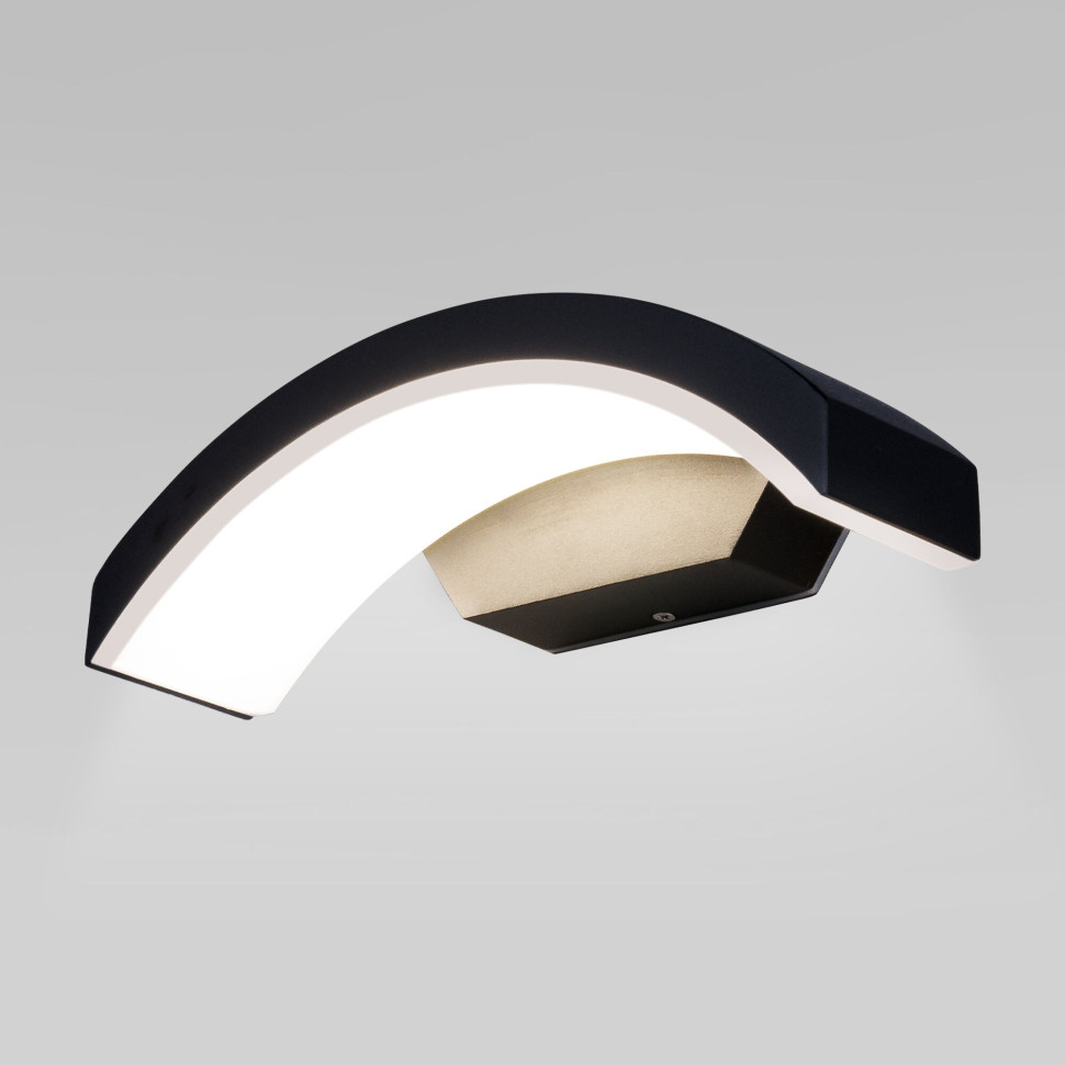 Пылевлагозащи<wbr>щенный настенный светодиодный светильник Asteria D IP54 1671 Techno LED черный