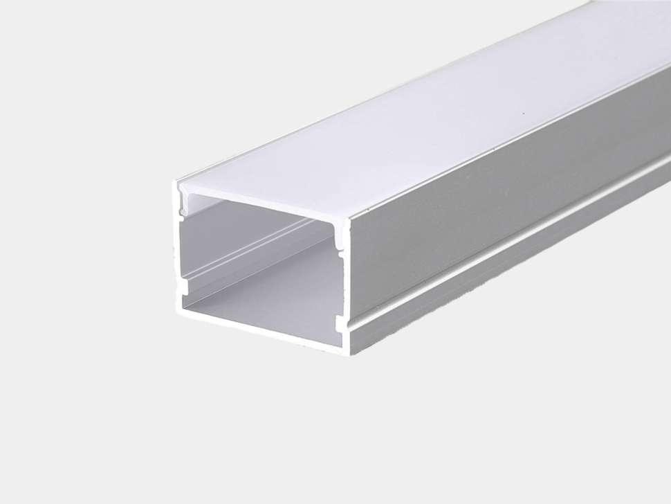  SWG Standard Профиль для светодиодной ленты алюминиевый накладной с рассеивателем (экраном), 2 м, SF-3020