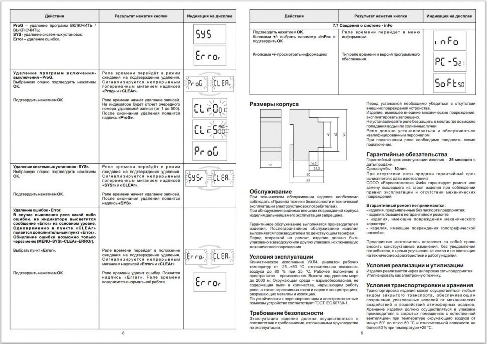Реле времени программируемый PCZ-521