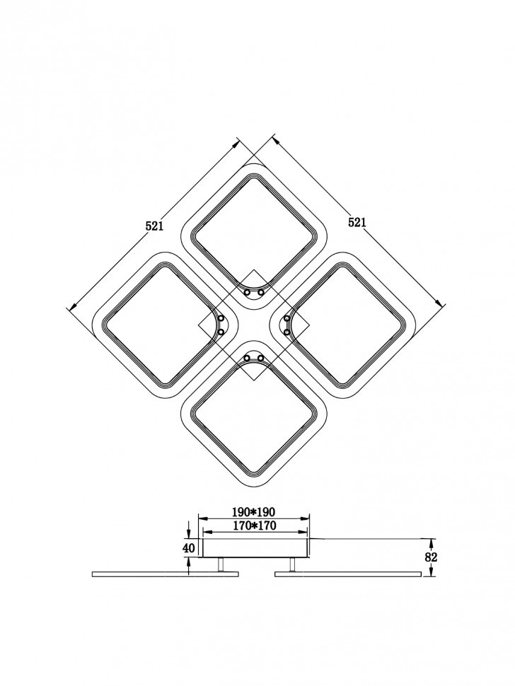 Потолочный светильник Freya FR10020CL-L70W
