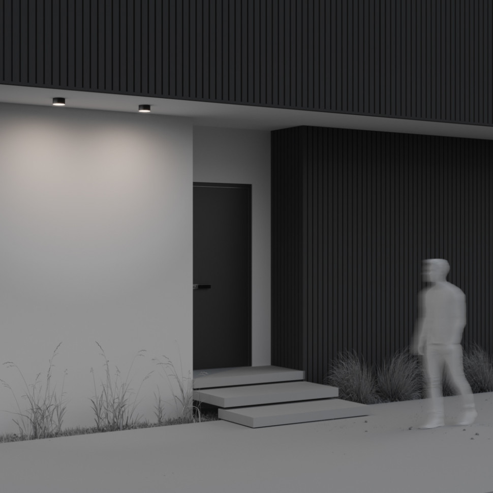 Уличный потолочный светильник Outdoor O430CL-L15B4K