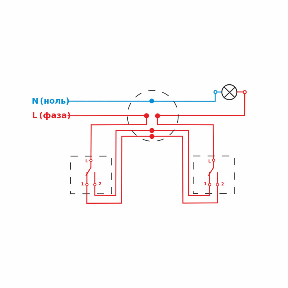 Выключатель одноклавишный проходной с подсветкой черный W1212108