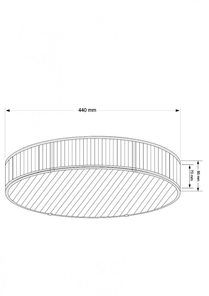 Потолочный светильник Kutek Lavone LAV-PLM-6(P)440-1