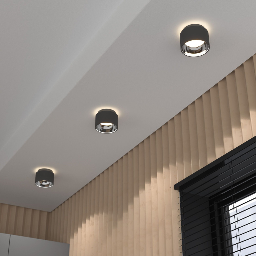 Накладной точечный светодиодный светильник 1069 GX53 GR Графит