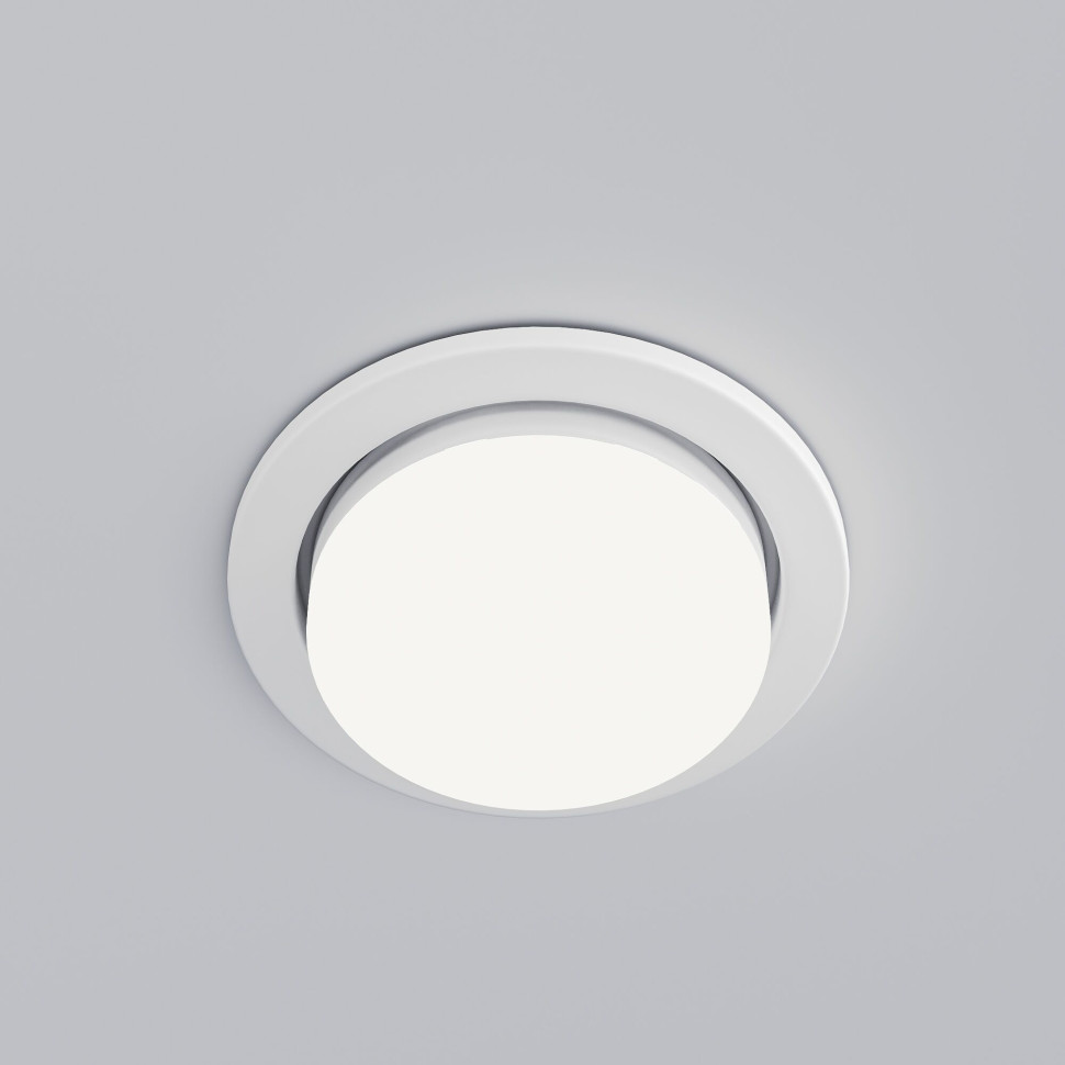 Встраиваемый точечный светильник 1035 GX53 WH белый