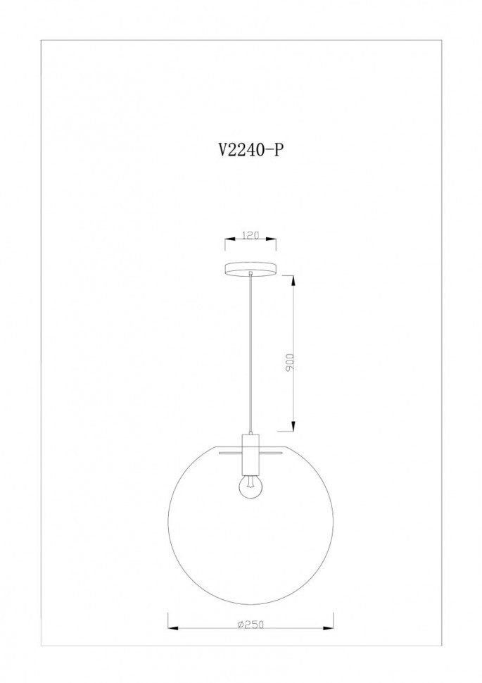 Подвесной светильник Moderli Aurora V11542-1P