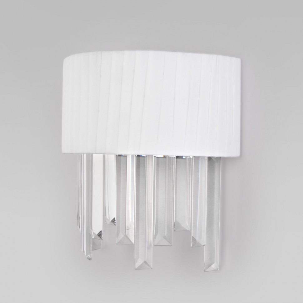 Бра с абажуром 10122/2 хром