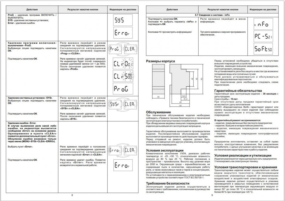 Реле времени программируемый PCZ-522