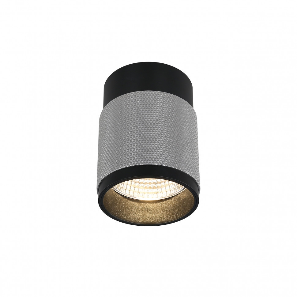 Накладной светильник iLedex Delta 1955-10W-3000K-36 BK+SL