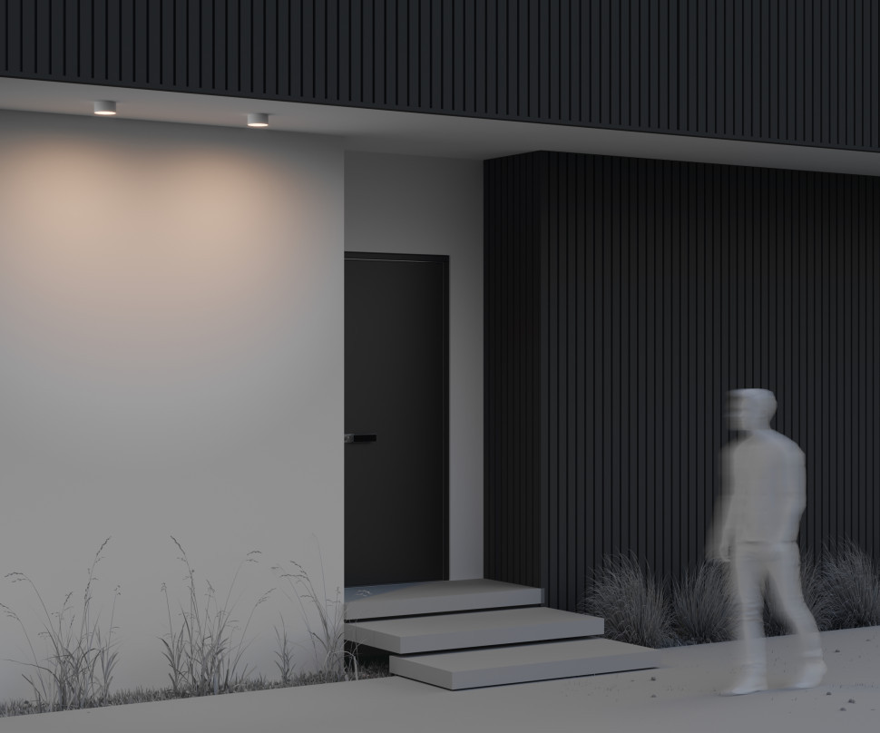 Уличный потолочный светильник Outdoor O430CL-L15W3K