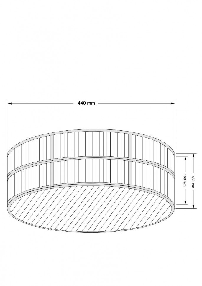Потолочный светильник Kutek Lavone LAV-PLM-6(P)440-2