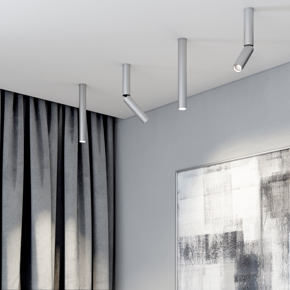 Накладной потолочный светильник 25030/LED 6W 4200K серебро