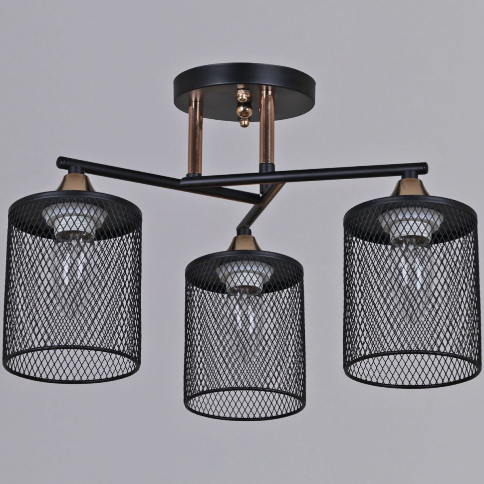 Потолочный светильник Reluce 91360-0.3-03 BK+FG