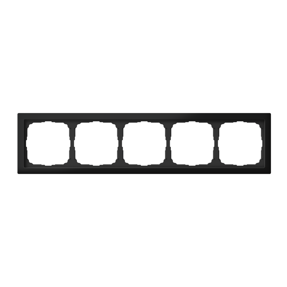 Рамка ARTGALLERY PURE 5 пост, матовое оргстекло черный, GAL331005