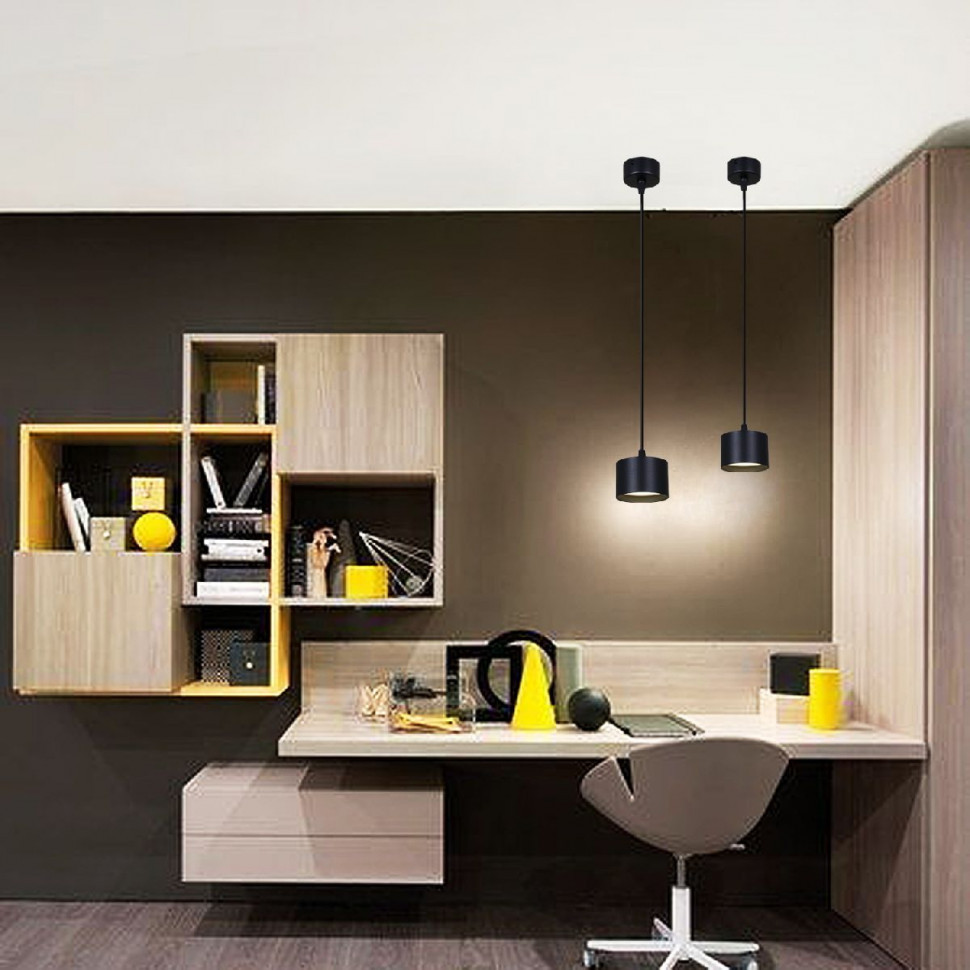 Подвесной светильник Reluce 53006-0.9-001LD GX53 BK