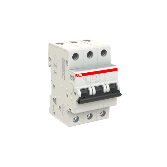 Автоматический выключатель ABB SH203L-C16 3P 4.5kA 16А 2CDS243001R0164