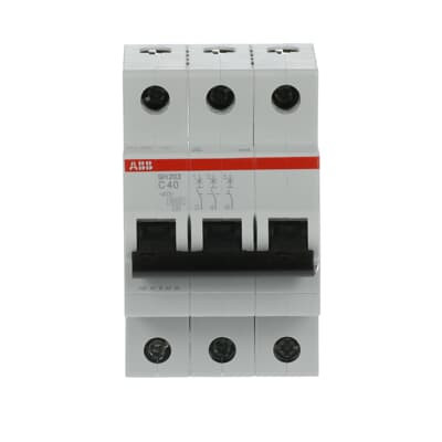 Автоматический выключатель ABB SH203-C40 3P 6kA 40А 2CDS213001R0404