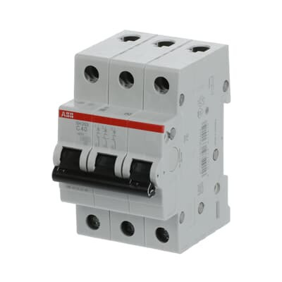 Автоматический выключатель ABB SH203-C40 3P 6kA 40А 2CDS213001R0404