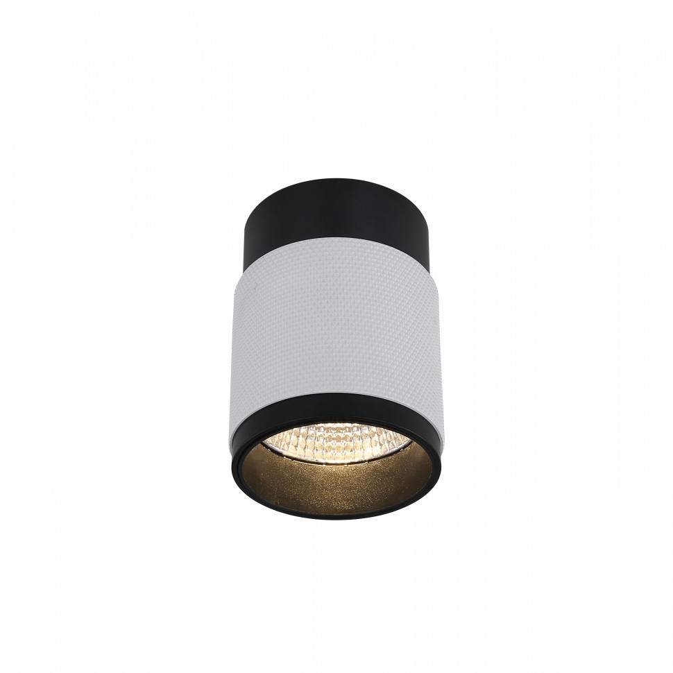 Накладной светильник iLedex Delta 1955-10W-3000K-36 BK+WH