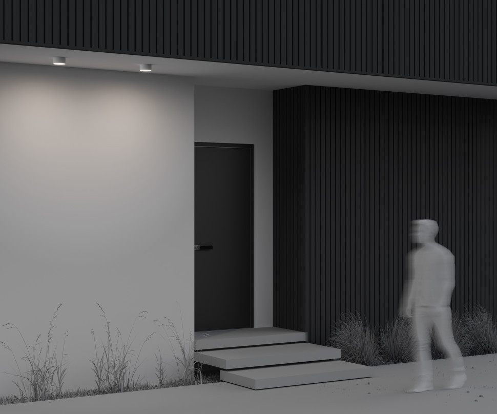 Уличный потолочный светильник Outdoor O430CL-L15W4K