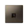 Розетка Schneider Electric Art Gallery RJ-45 кат. 6a, Мокко GAL000686