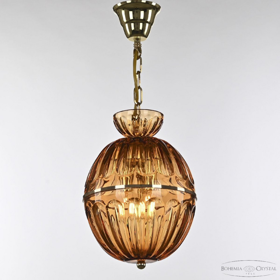 Подвесной светильник Bohemia Ivele Crystal 5480/22 G Amber/M-1H