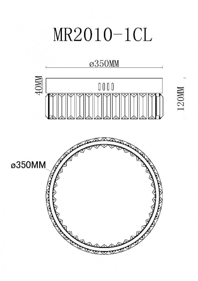 Потолочный светильник MyFar Irina MR2010-1CL