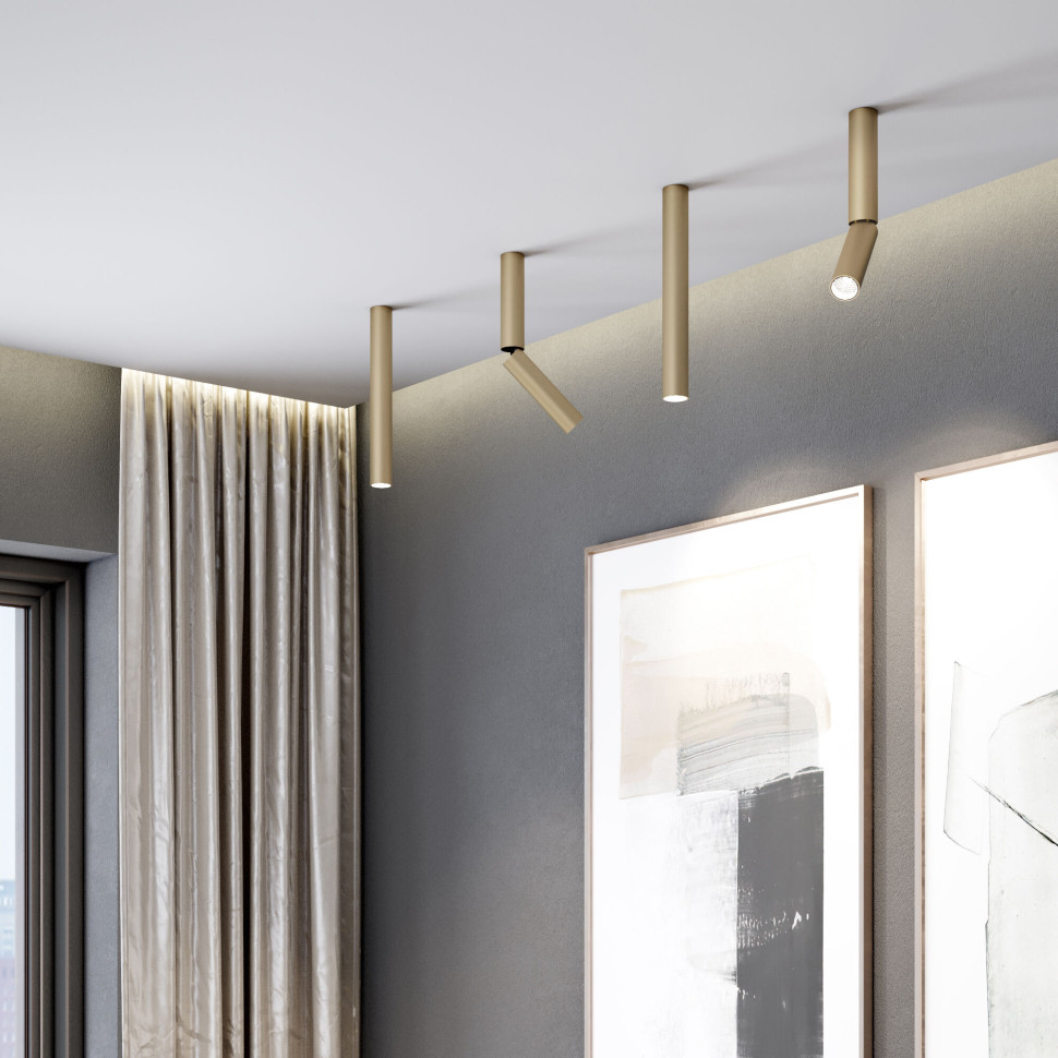 Накладной потолочный светильник 25030/LED 6W 4200K латунь