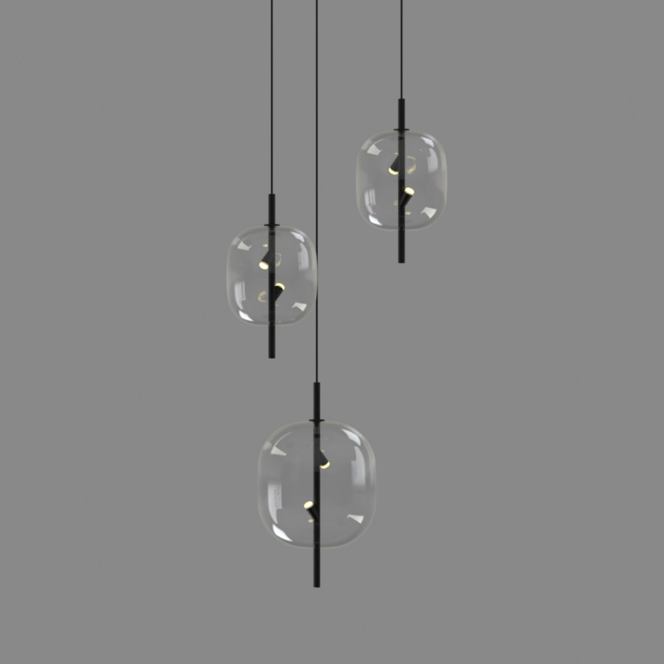 Подвесной светильник Delight Collection 10018P/1 black/clear