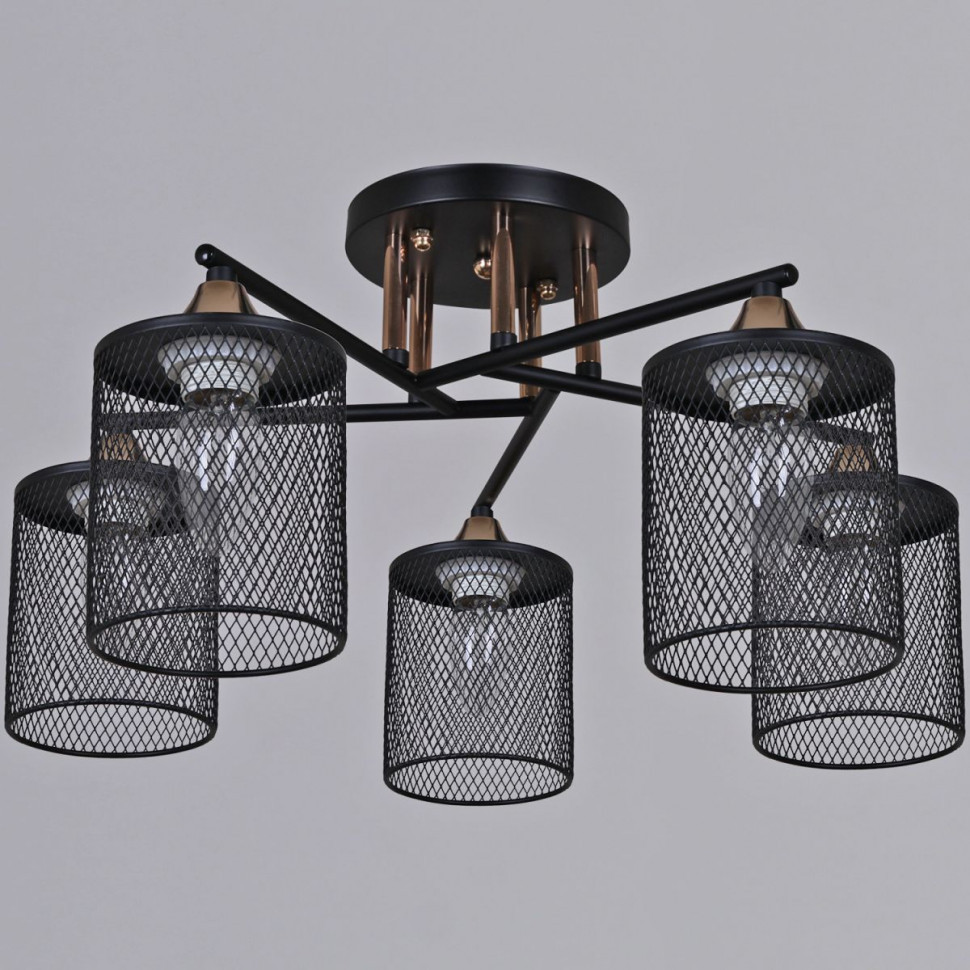 Потолочный светильник Reluce 91360-0.3-05 BK+FG