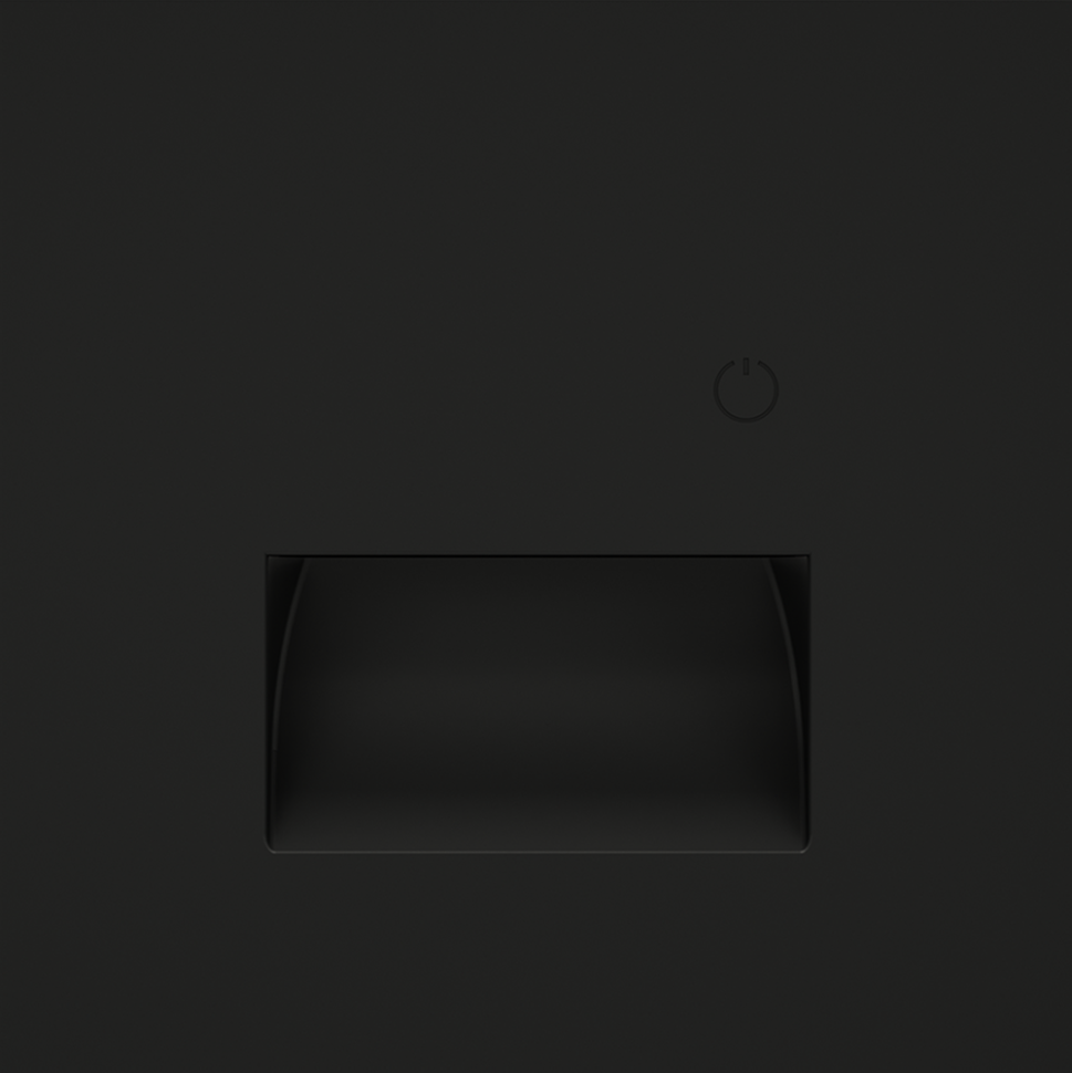 Подсветка светодиодная встраиваемая VOLTUM S70 с датчиком, (черный матовый)