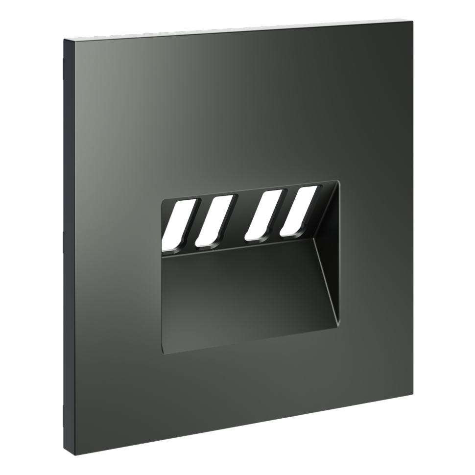 Накладка для розетки акустической 4-местной , S70 (титан)