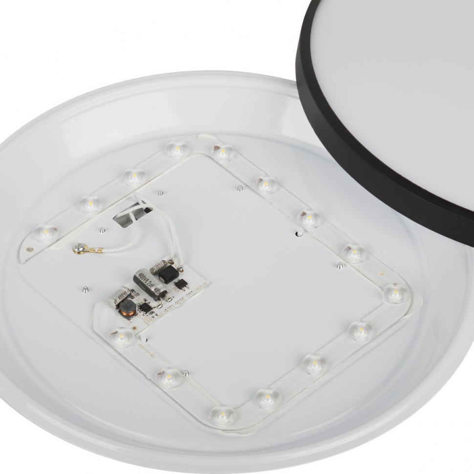 Потолочный светильник Эра Классик без ДУ SPB-6 BK 24W-5K Slim Base