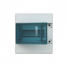 Бокс настенный 8М IP65 прозрачная зеленая дверь Mistral65 (с клемм) 1SLM006501A1201