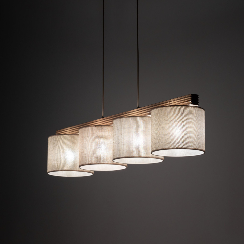 Подвесной светильник с тканевыми плафонами 11770