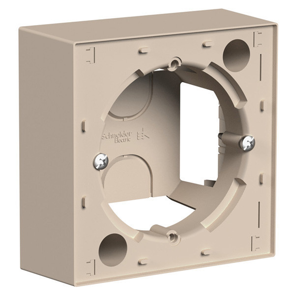 Коробка для наружного монтажа Systeme Electric Atlasdesign песочный ATN001200