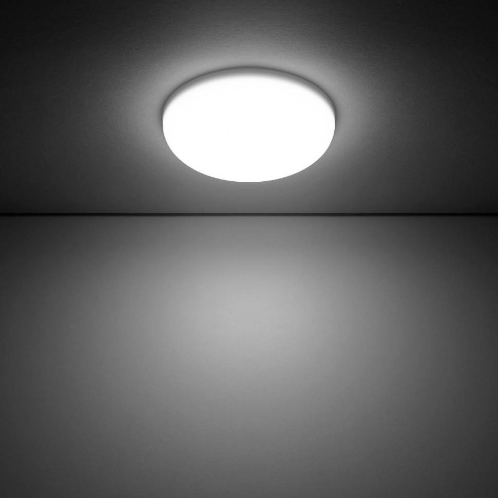 Встраиваемый светодиодный светильник Gauss Frameless круг 967511209