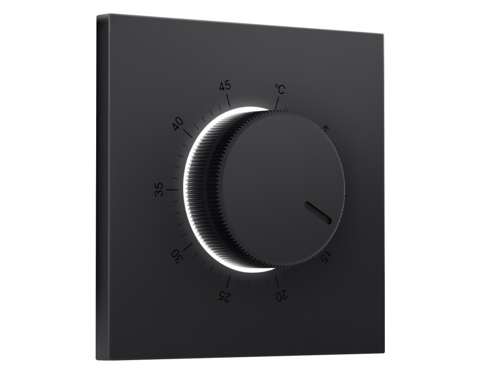 SP8057 Лицевая панель SIGMA (Черный матовый) для терморегулятора теплого пола QUANT PRO