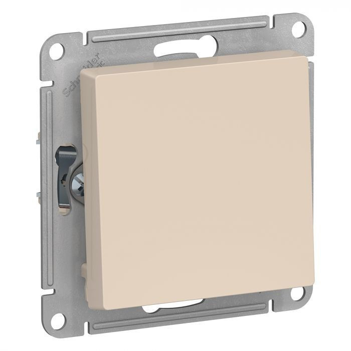 Кнопка звонка Systeme Electric Atlas Design бежевая ATN000215