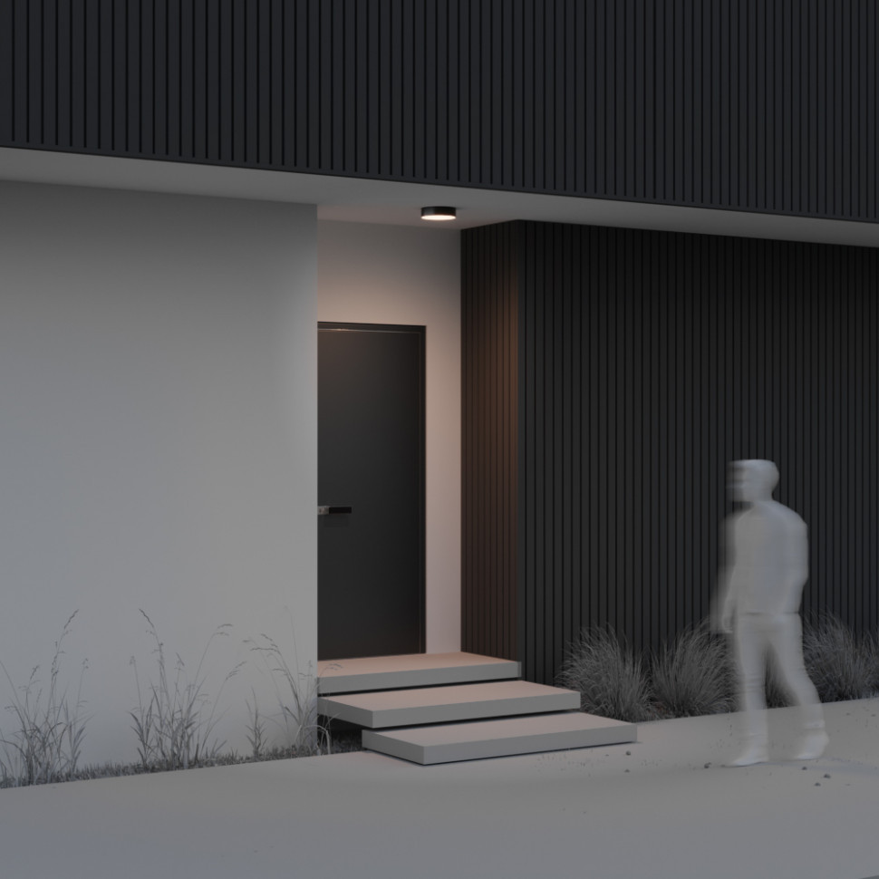 Уличный потолочный светильник Outdoor O431CL-L30B3K