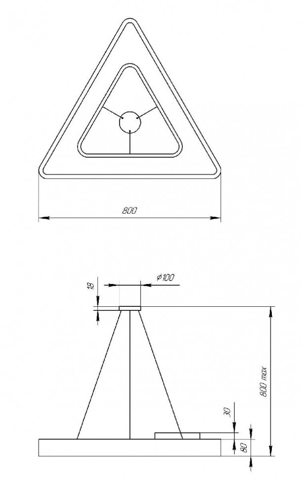 Подвесной светильник Эра Geometria SPO-154-W-40K-042 Б0050580