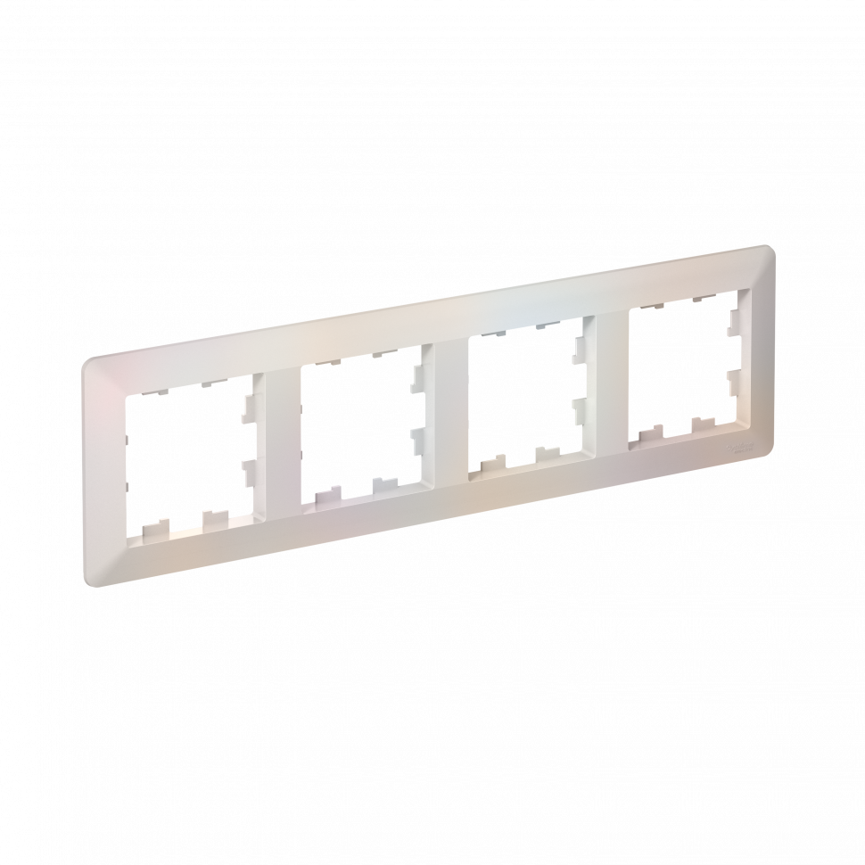 Рамка Systeme Electric AtlasDesign Air 4-ая, цвет жемчуг, ATN220404
